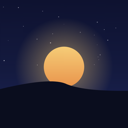 Safa app icon: a sun rising over dunes